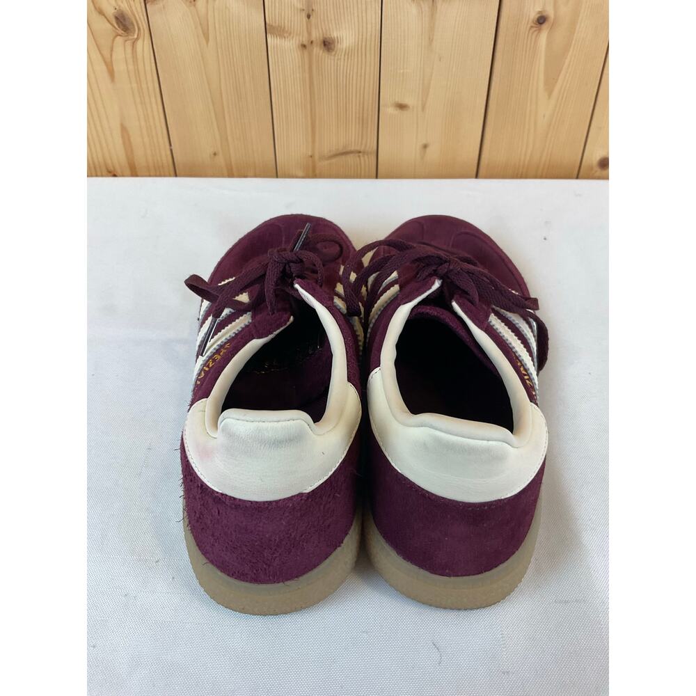Men's Adidas Handball Spezial Shoes, Size 7.5- Maroon/White - Picture 3 of 7
